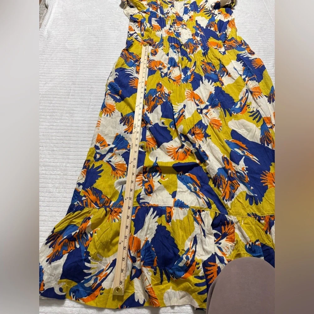 Anthropologie Vibrant Floral Maxi Skirt - Picture 6 of 7